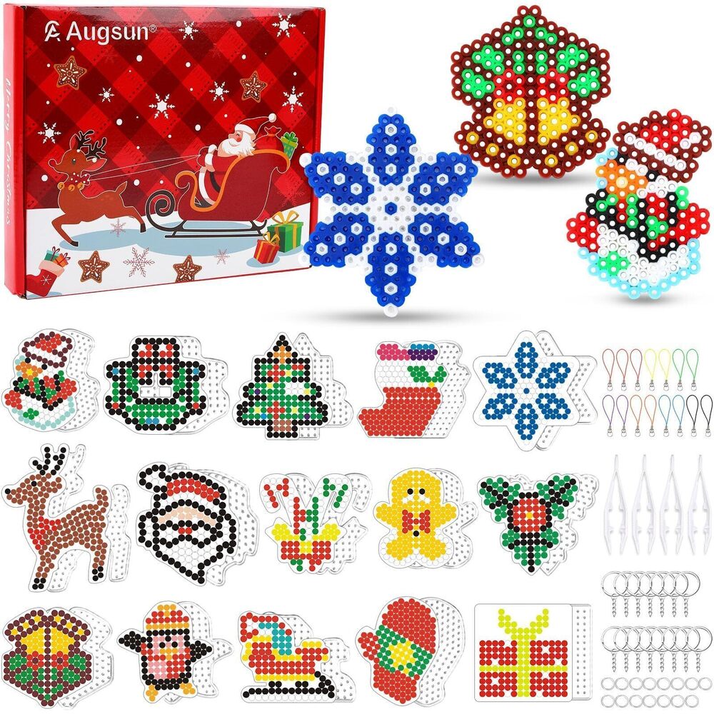 9340 Fuse Beads Pegboards Christmas 5 mm Fuse Beads Pegboards Kit